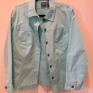 Chico's Women's Light Blue Jacket
